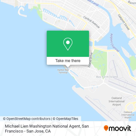 Mapa de Michael Lien Washington National Agent
