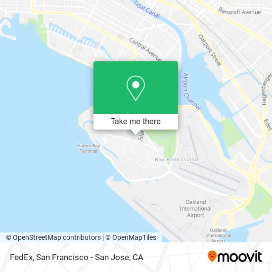 Mapa de FedEx