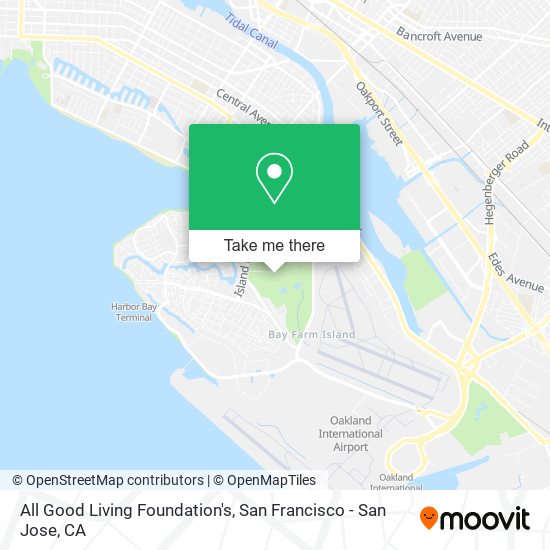 Mapa de All Good Living Foundation's