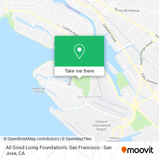 All Good Living Foundation's map