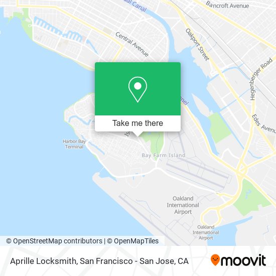 Aprille Locksmith map