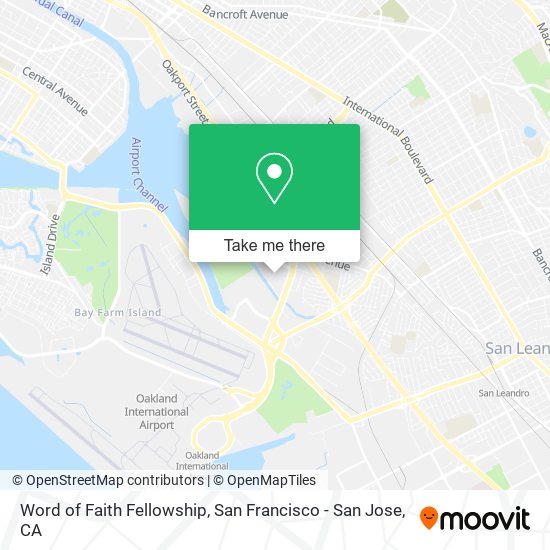 Word of Faith Fellowship map
