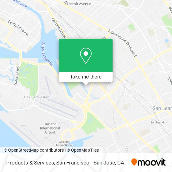 Products & Services map
