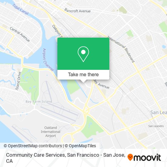 Community Care Services map