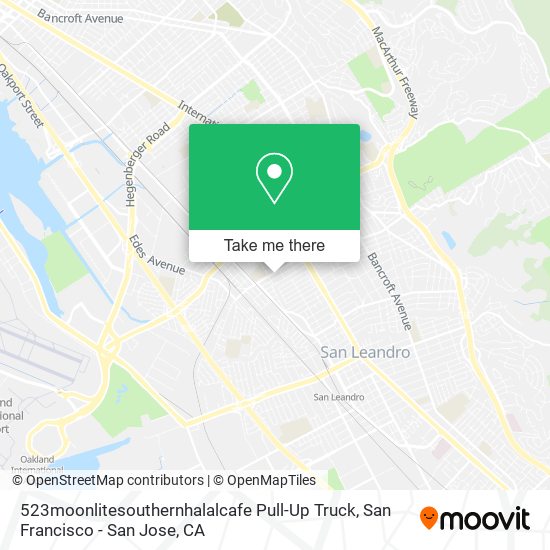 523moonlitesouthernhalalcafe Pull-Up Truck map