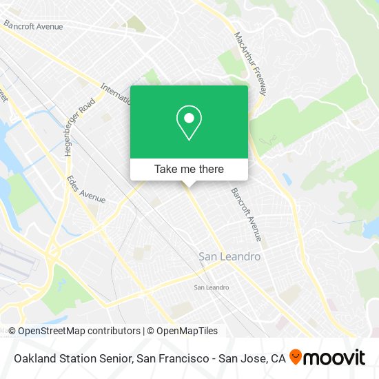 Mapa de Oakland Station Senior