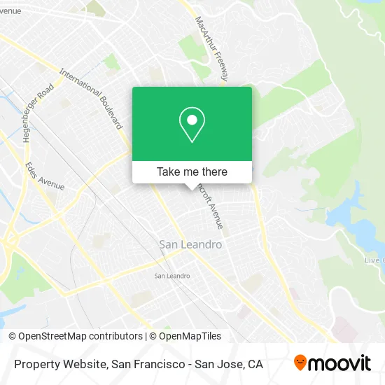Mapa de Property Website