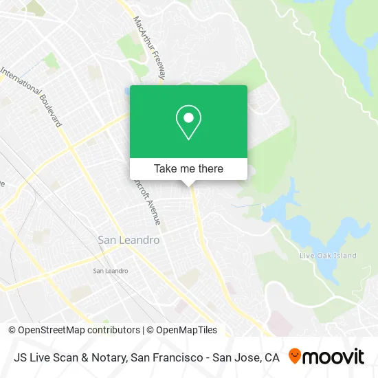 JS Live Scan & Notary map