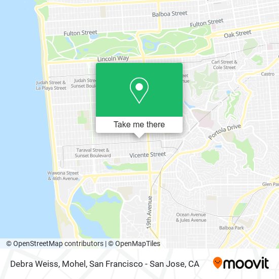 Mapa de Debra Weiss, Mohel