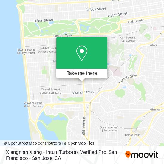 Xiangnian Xiang - Intuit Turbotax Verified Pro map