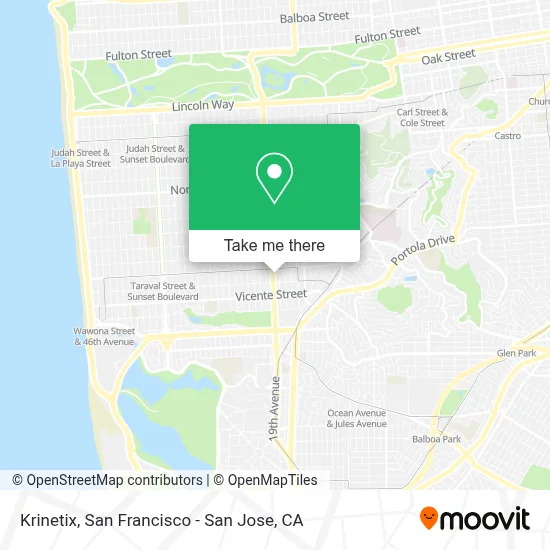 Krinetix map