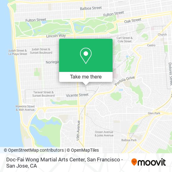 Doc-Fai Wong Martial Arts Center map