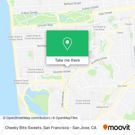 Cheeky Bits Sweets map