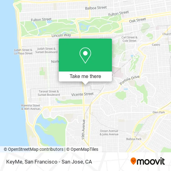 KeyMe map