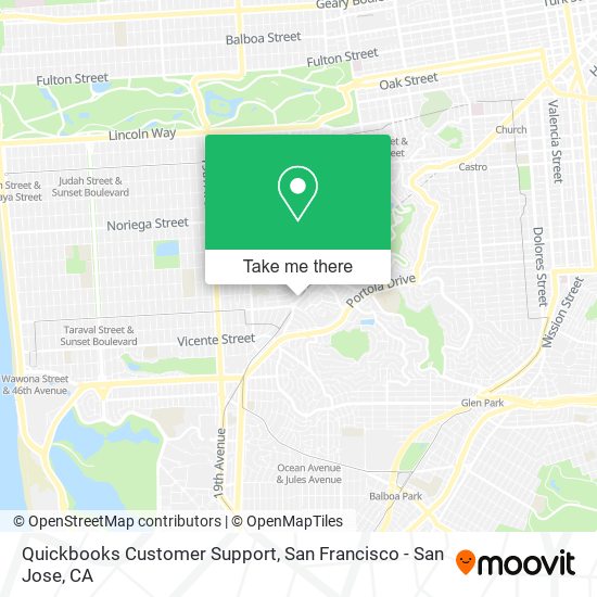 Mapa de Quickbooks Customer Support