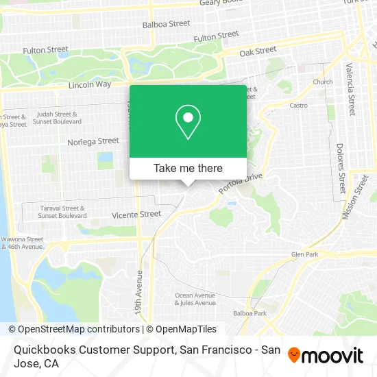 Quickbooks Customer Support map