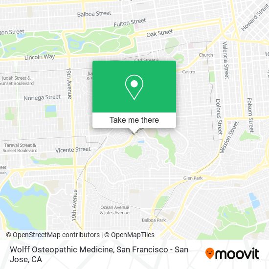 Wolff Osteopathic Medicine map