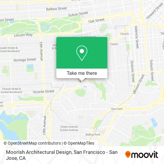 Moorish Architectural Design map