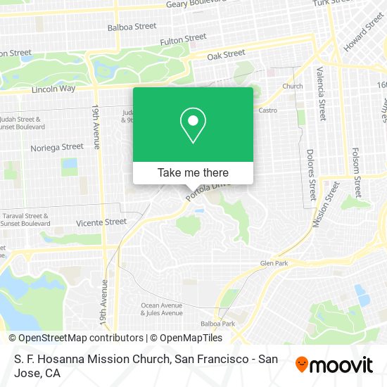 Mapa de S. F. Hosanna Mission Church