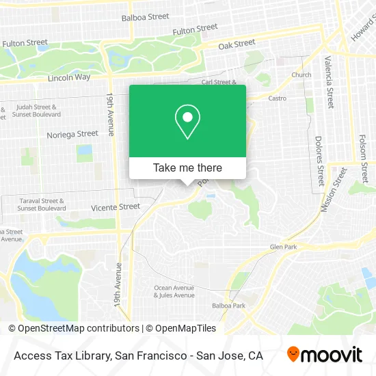 Access Tax Library map