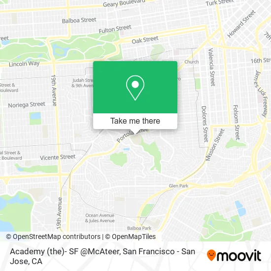 Academy (the)- SF @McAteer map