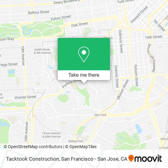 Tacktook Construction map