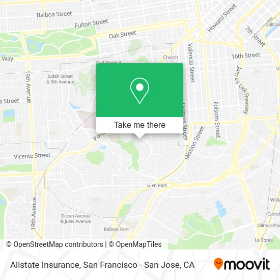 Allstate Insurance map