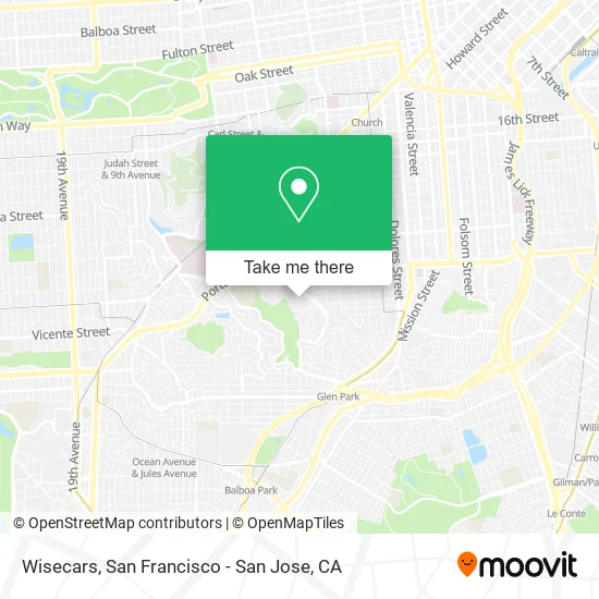 Mapa de Wisecars