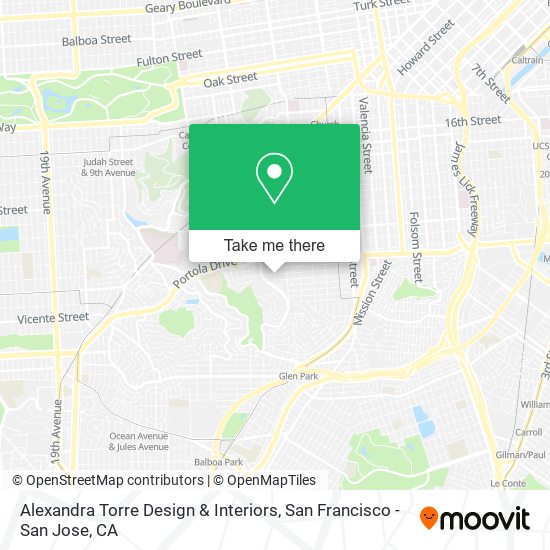 Mapa de Alexandra Torre Design & Interiors