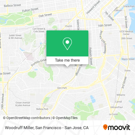 Mapa de Woodruff Miller