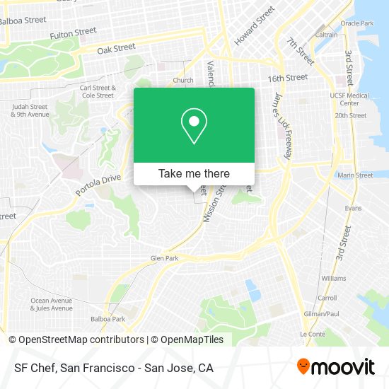 SF Chef map