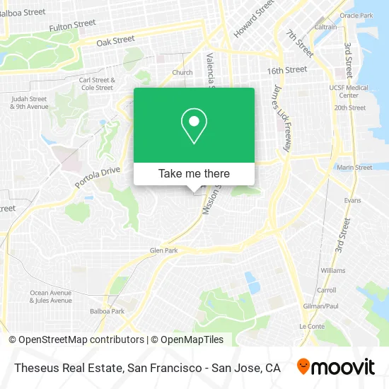 Mapa de Theseus Real Estate