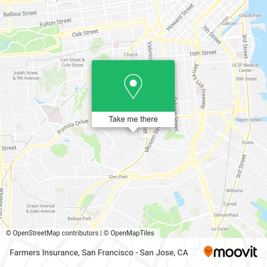 Farmers Insurance map