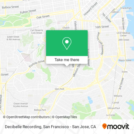 Mapa de Decibelle Recording