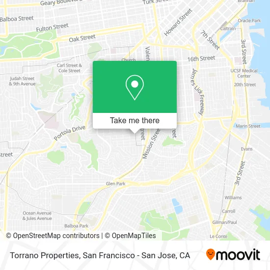 Torrano Properties map
