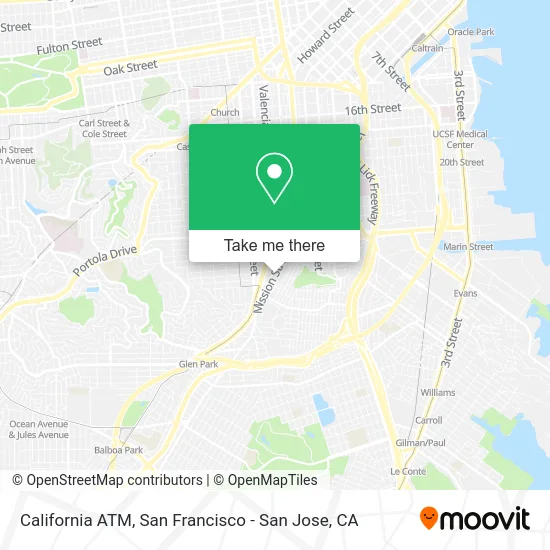 California ATM map