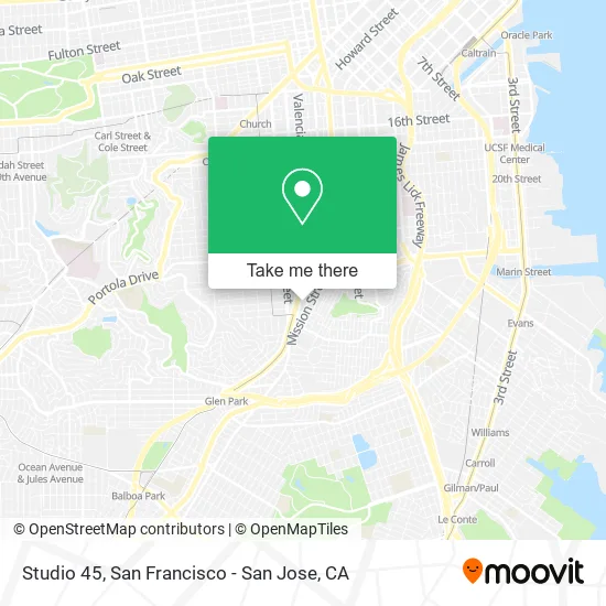 Studio 45 map