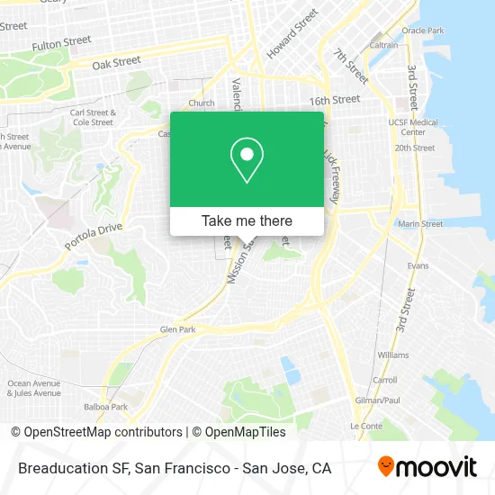 Breaducation SF map