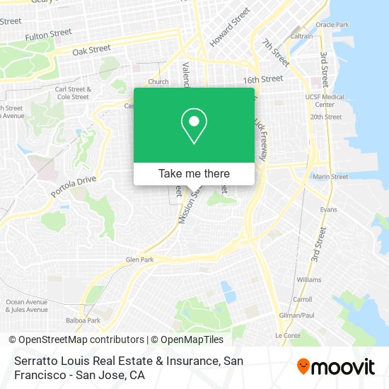 Mapa de Serratto Louis Real Estate & Insurance