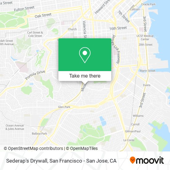 Mapa de Sederap's Drywall
