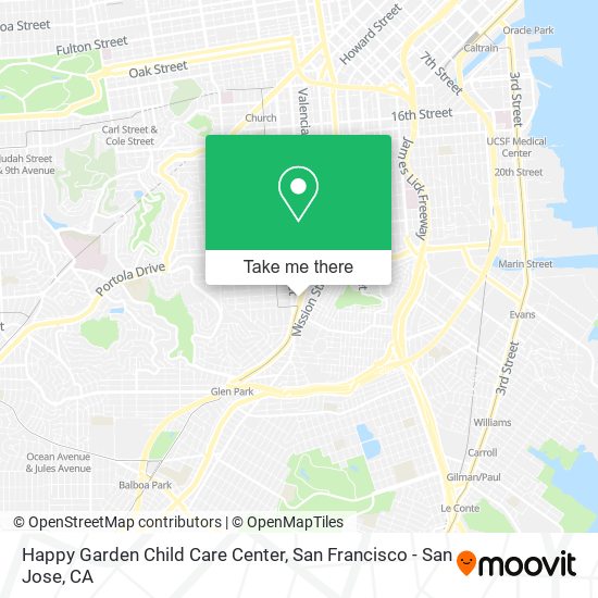 Mapa de Happy Garden Child Care Center