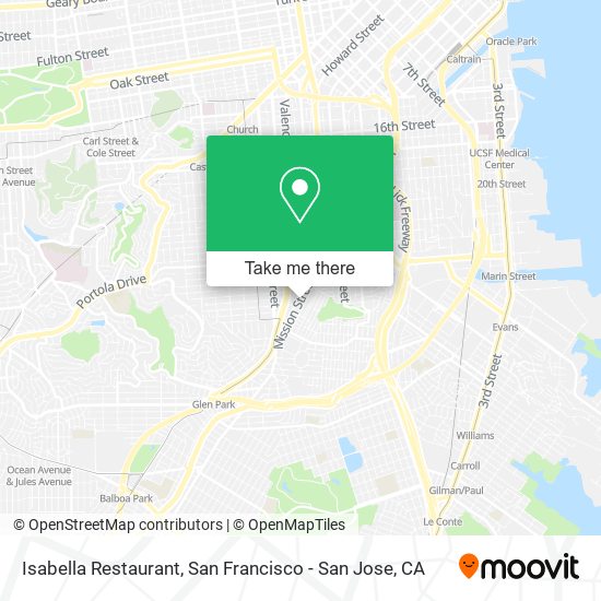 Isabella Restaurant map