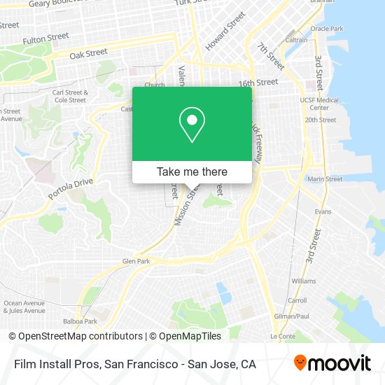 Mapa de Film Install Pros
