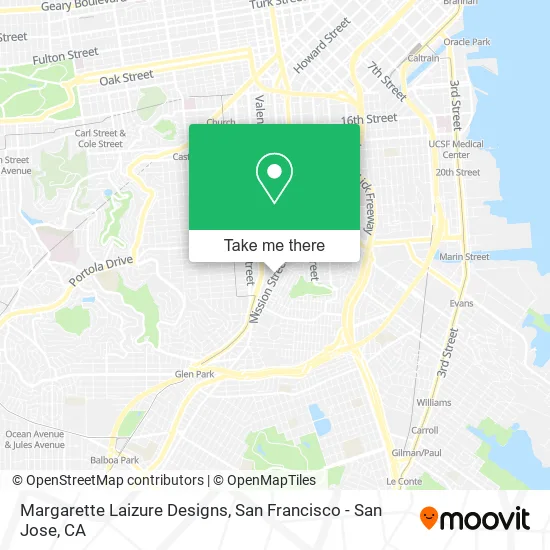 Margarette Laizure Designs map