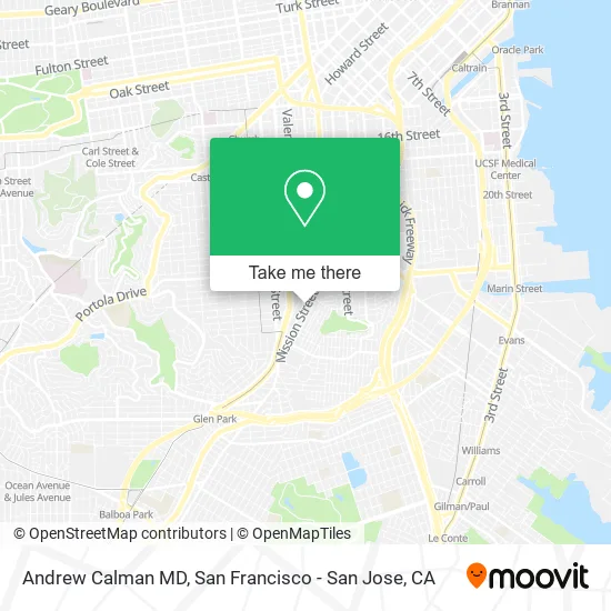 Andrew Calman MD map