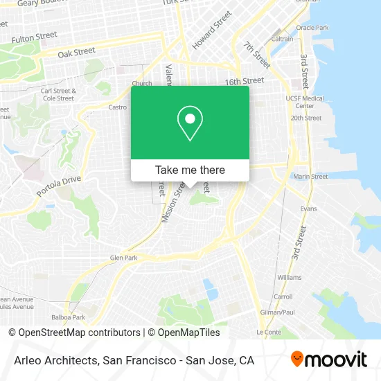 Arleo Architects map