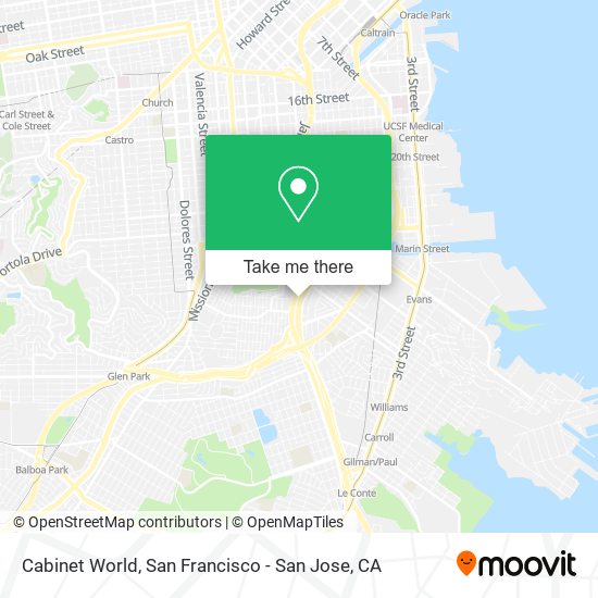 Mapa de Cabinet World