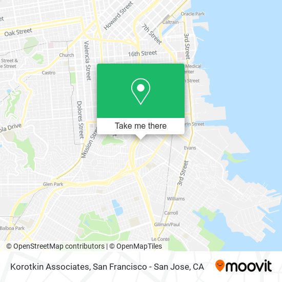 Korotkin Associates map