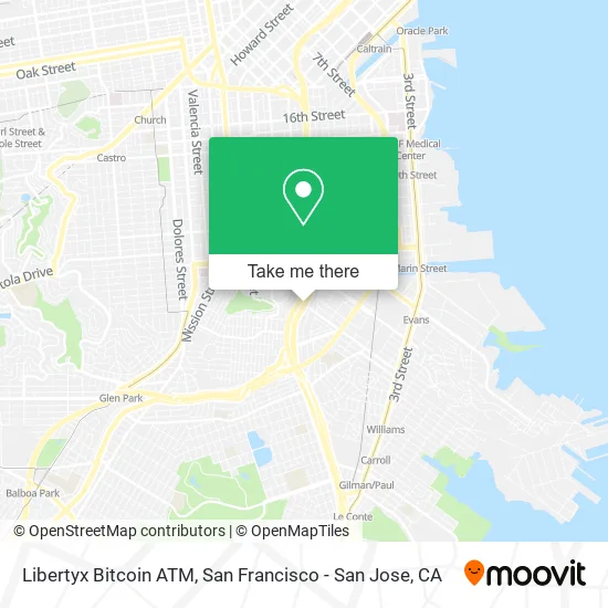 Libertyx Bitcoin ATM map