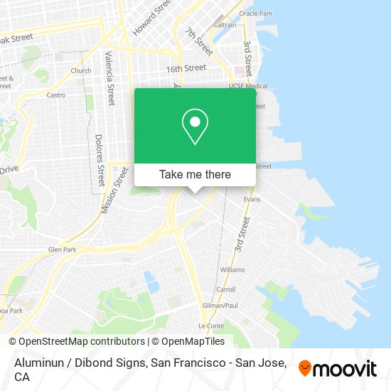 Aluminun / Dibond Signs map